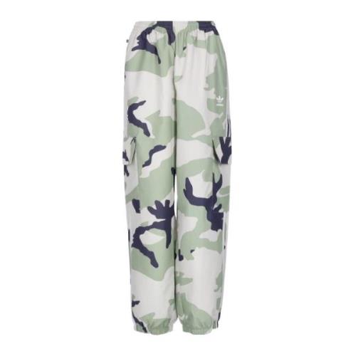 Camo Nylon Tracksuit Pants Orbit Grey