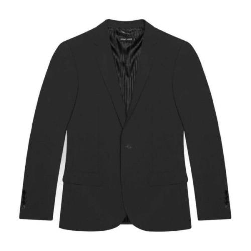 Sort Button-Front Lapel Blazer