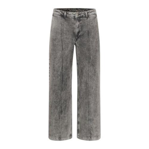 Bred Ben Jeans Medium Grå Retro Vask