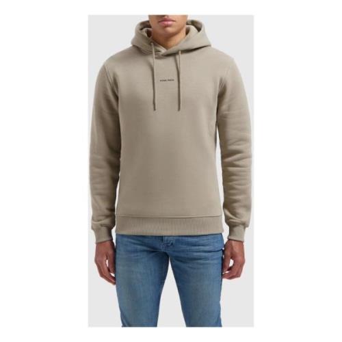 Essential Logo Hoodie Beige Mænd