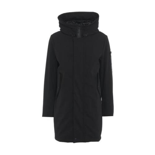 Sort Tre-Lags Parka AW24