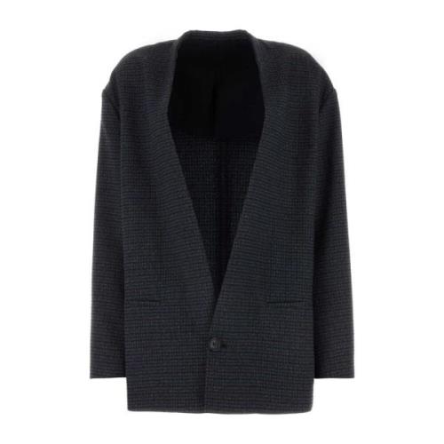 Elegant Broderet Polyester Blazer