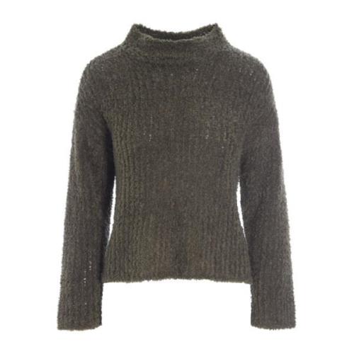 Blød Strik Turtleneck Bluse Deep Forest