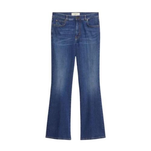 Slim Cropped Jeans med Nano Bubble Teknologi