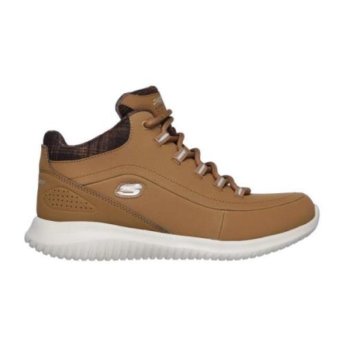 Sporty High-Top Nubuck Sneakers