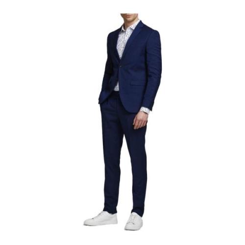 Slim Fit Blazer og Bukser Sæt