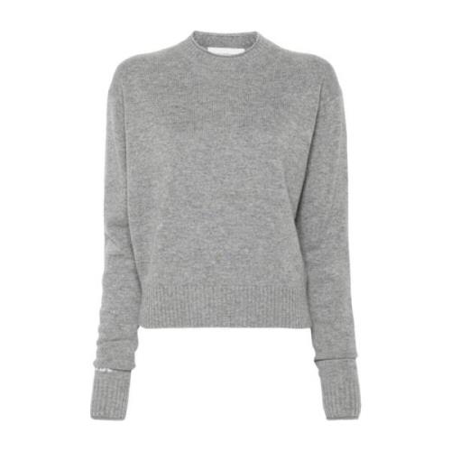 Grå Uld-Kashmir Sweater