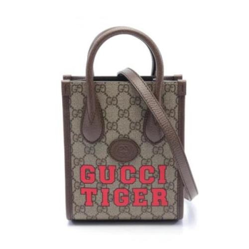 Pre-owned Canvas gucci-tasker