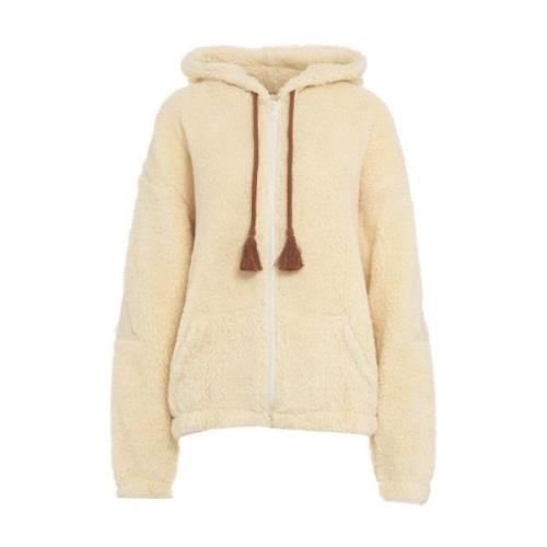 Sultana Zip Hoodie Smiley Lomme Teddy