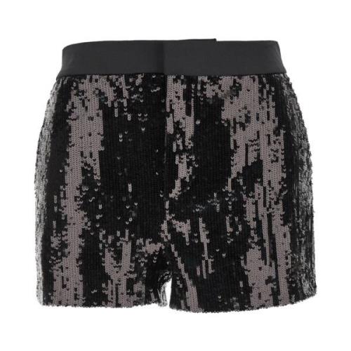 Sort Paillet Shorts