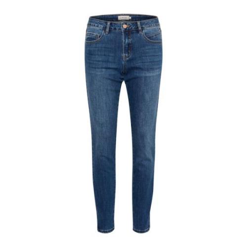 Slim Fit Blå Denim Jeans