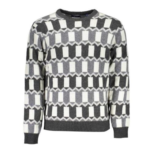 Herre Grå Sweater Langærmet