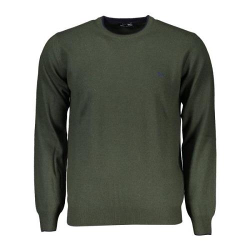 Grøn Herre Sweater V-Hals