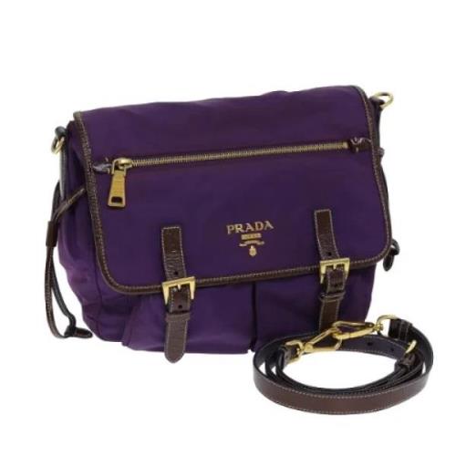 Pre-owned nylon prada-tasker