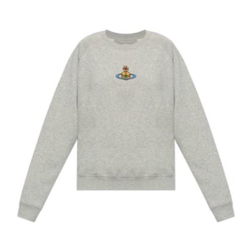 Sweatshirt med logo