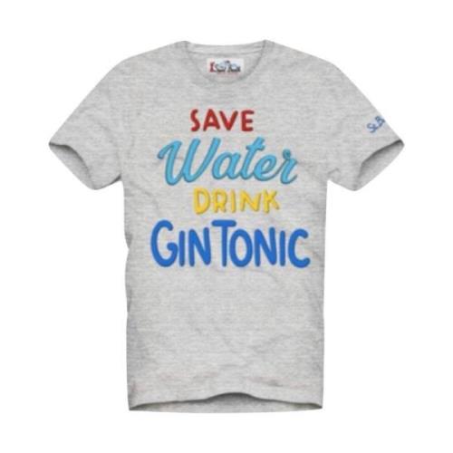 Kortærmet herre t-shirt Save Water Gin Tonic