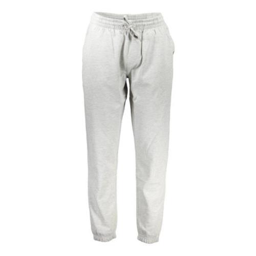 Sporty Grå Mænds Sweatpants Elastisk Talje