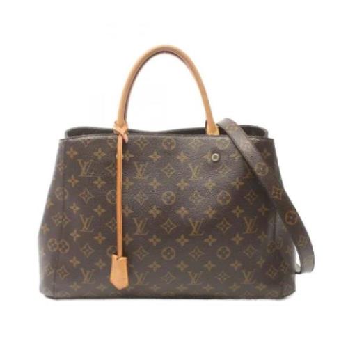 Pre-owned Coated canvas louis-vuitton-tasker