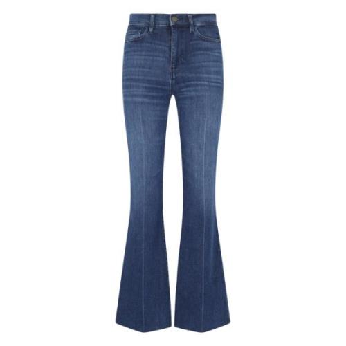 Easy Flare Raw Fray Jeans