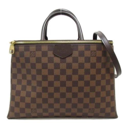 Pre-owned Coated canvas louis-vuitton-tasker