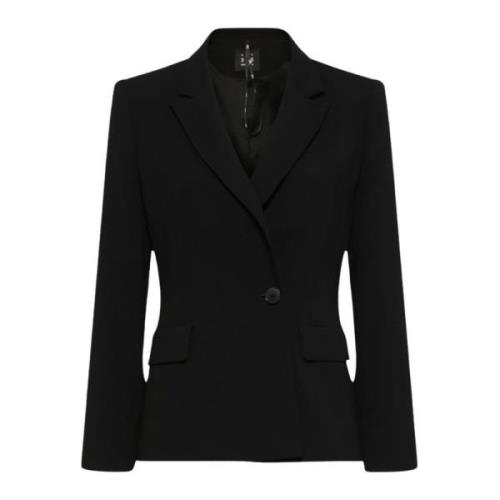 Dobbeltbrystet Sort Blazer