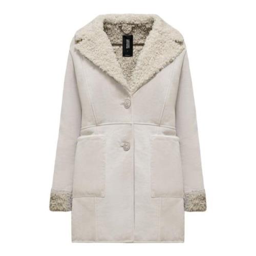 Suede Eco-Fur Coat