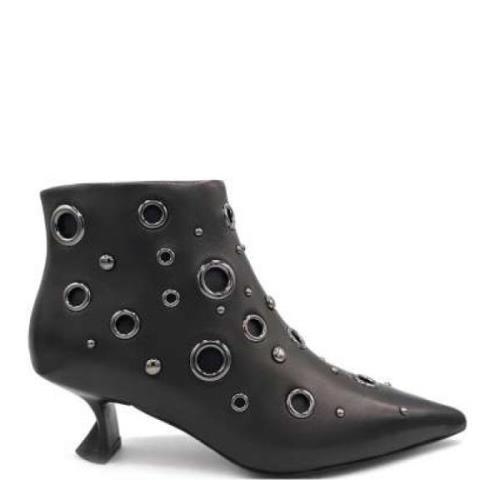 Studded Leather Ankelstøvler