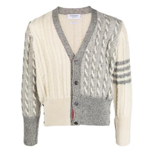 Luksus 4-Bar Stripe Cardigan