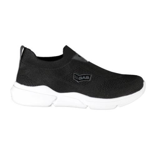 Sporty Strik Sneakers med Elastisk Detalje