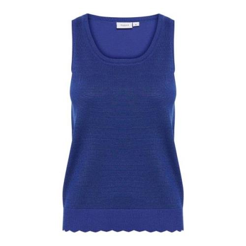 Shimmer Tank Top Surf Blue