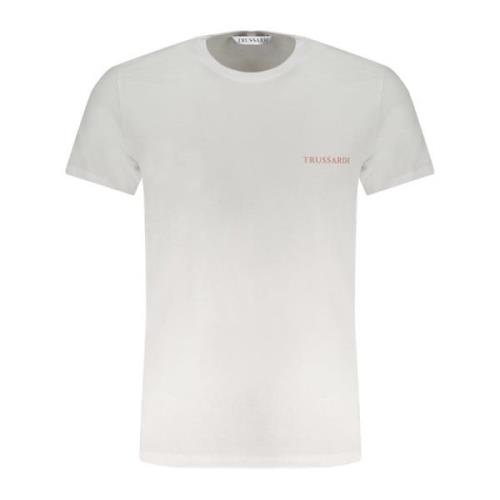 Kortærmet Logo Print T-shirt Hvid