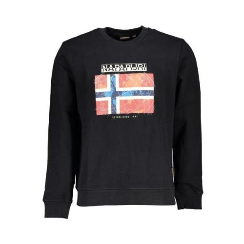 Hyggelig Fleece Sweatshirt med Rund Hals