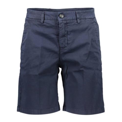 Blå Bermuda Shorts Slim Fit Logo