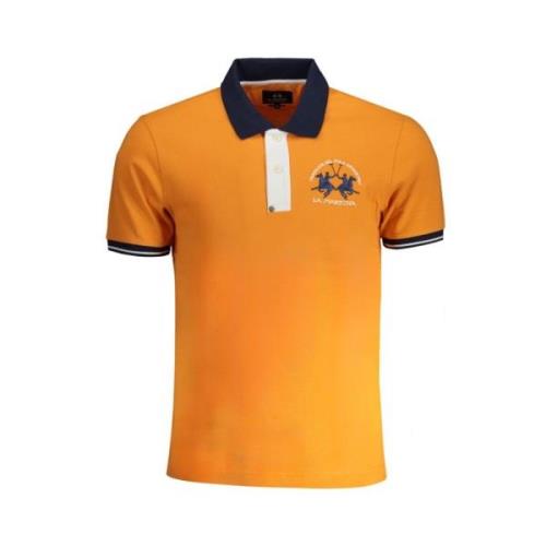 Orange Bomuld Polo Shirt Slim Fit