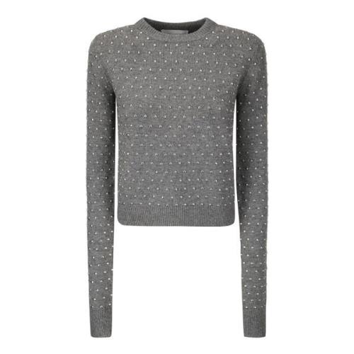 Studded Crew-Neck Sweater