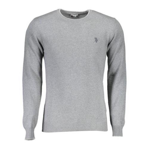 Slim Langærmet Sweater Grå