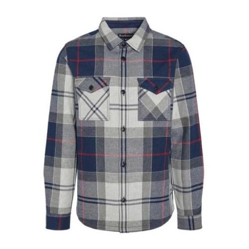 Herre Double-Face Skjorte Tartan Stil