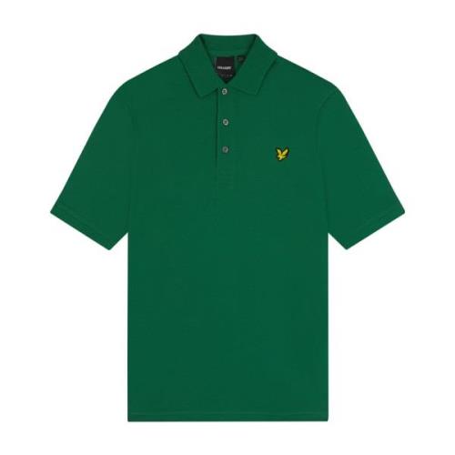 Ensfarvet Polo T-shirt