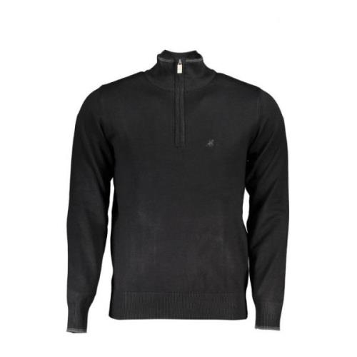 Broderet Half Zip Nylon Sweater