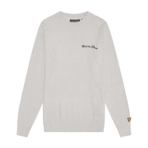 Grid Crew Neck Pullover