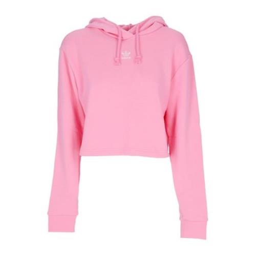 Glow Pink Crop Hoodie Essentials