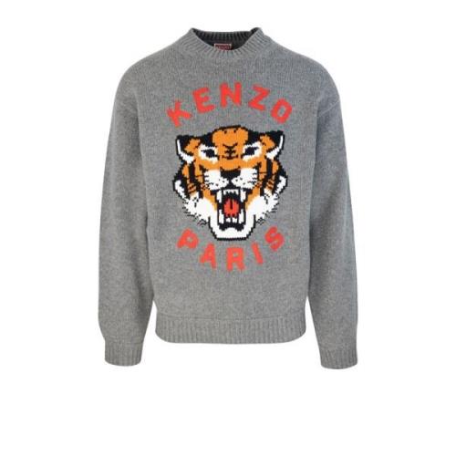 Broderet Lucky Tiger Sweater