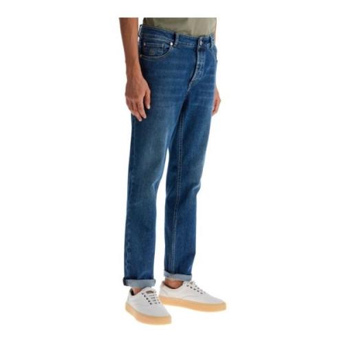 Klassiske Medium Vask Stretch Denim Jeans