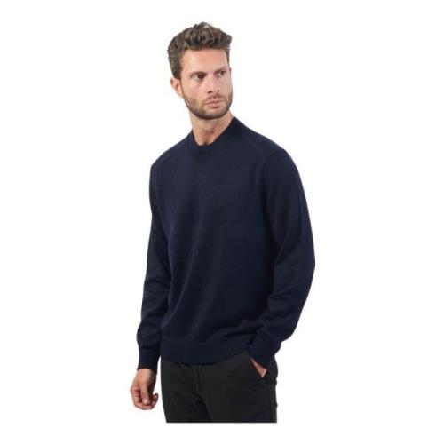 Blå Crewneck Sweater