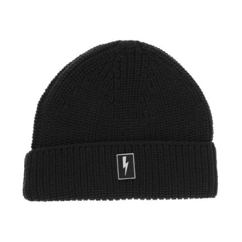 Emaille Badge Bolt Logo Beanie