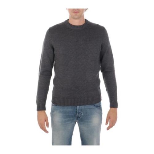 Mørkegrå Crew Neck Sweater