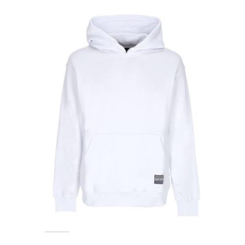 Logo Label Hvid Hoodie