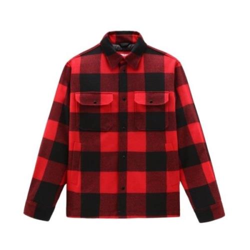 Polstret Check Overshirt