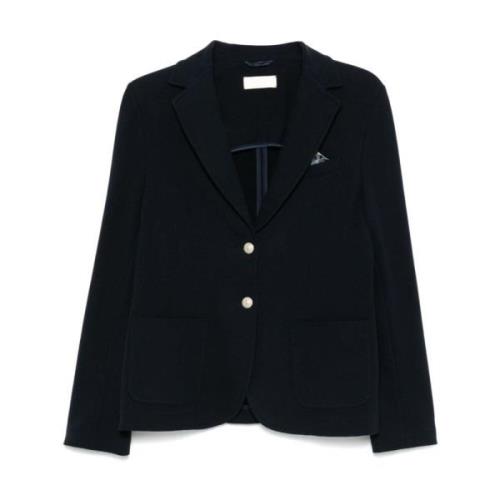 Navy Blue Blazer Jakke Kvinder