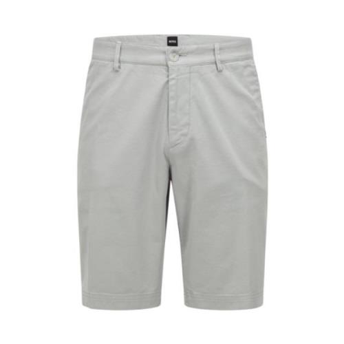 Slim Fit Elastiske Bomuldsshorts